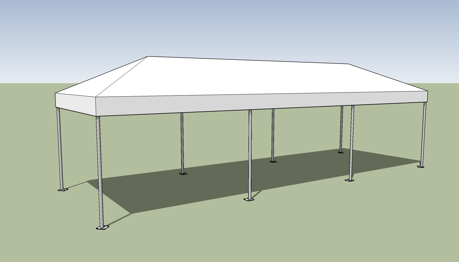 10x30 frame tent